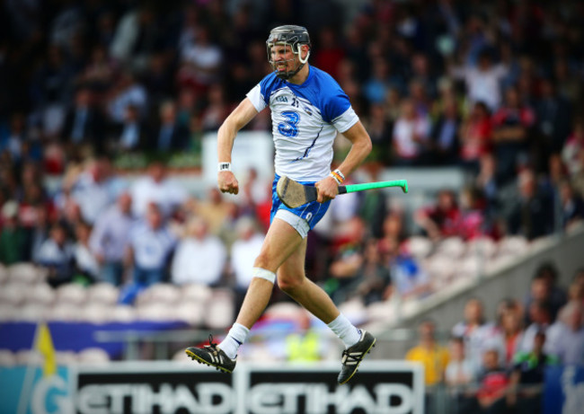 Maurice Shanahan celebrates scoring a goal