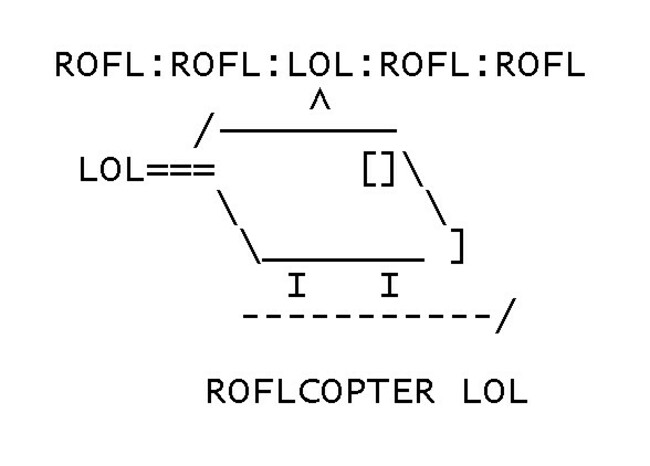 ROFLCOPTER by Yoshio the Hedgehog