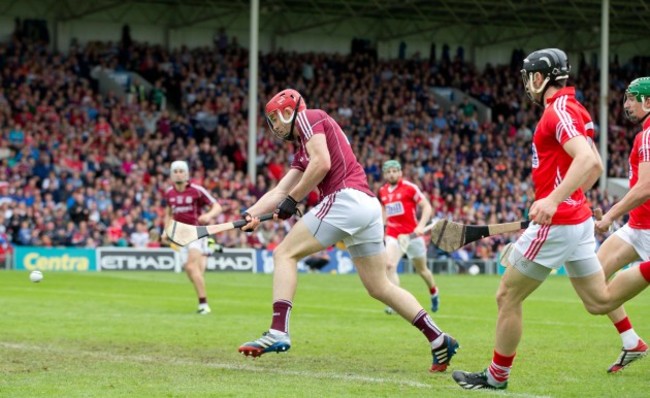 Jonathan Glynn scores the first goal