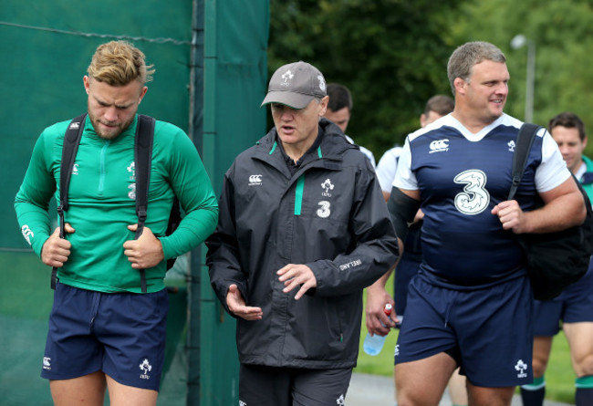 Ian Madigan with Head Coach Joe Schmidt