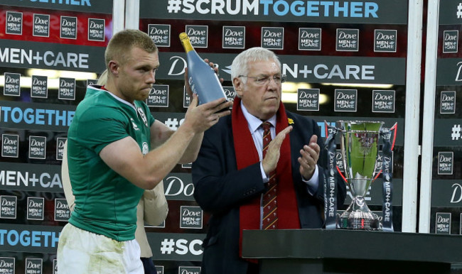 Keith Earls wins Man of the Match Award