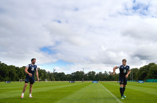 Jack Conan and Jamie Heaslip