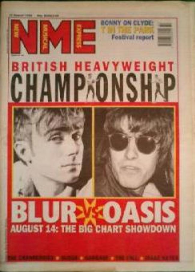 blur oasis nme