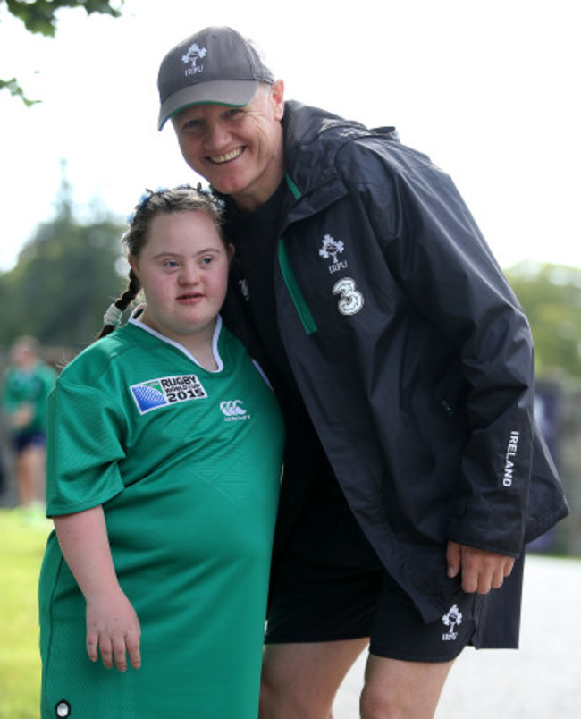 Joe Schmidt with Jennifer Malone