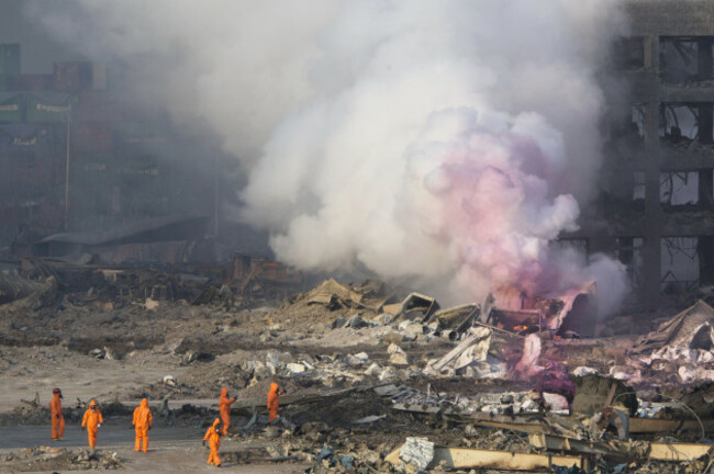 China Port Explosion