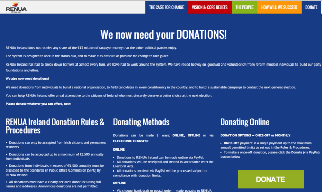 renua donations