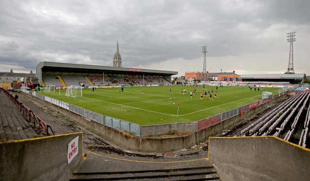 A general view of Dalymount Park