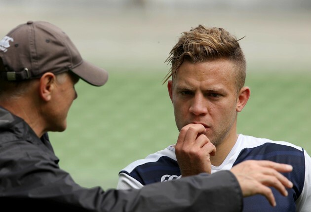 Joe Schmidt with Ian Madigan