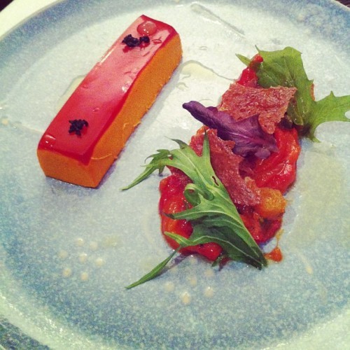 This red pepper mouse was excellent, so much flavour. #lateagram