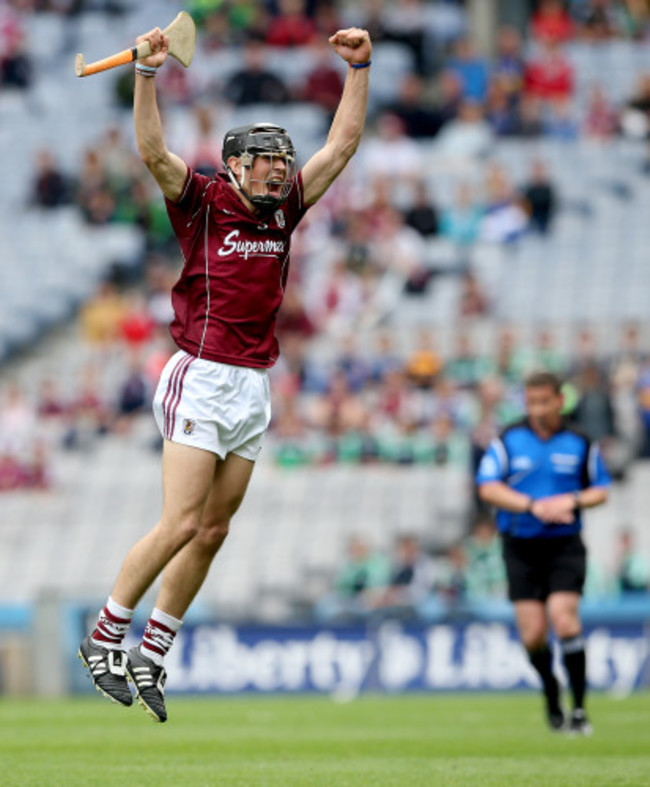 Caelom Mulry celebrates at the final whistle