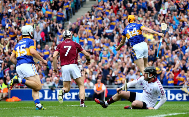 Seamus Callanan celebrates scoring