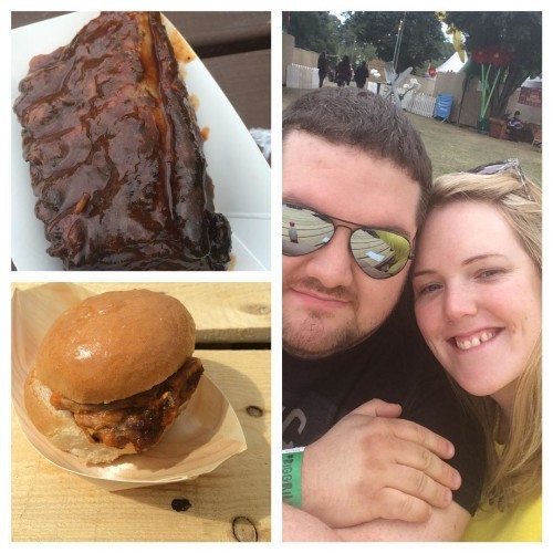 Chowing down at #biggrill today. Delish BBQ food. #bbq #festival #food #offplan #weekends #summer #couple #dublin