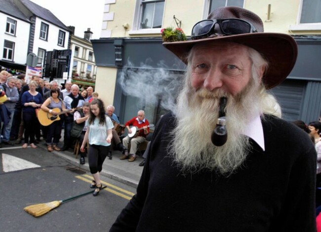 16/8/2015 Ned Lanagan from Kilkenny listens to the