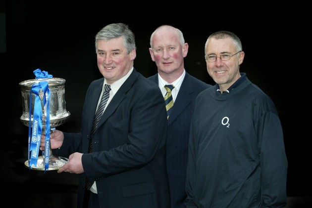 Conor Hayes, Kilkenny's Brian Cody and John Allen of Cork
