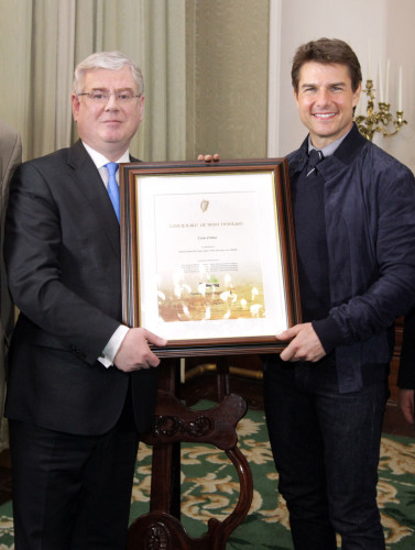 Tom Cruise Certificate of Iri
