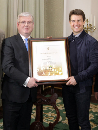 Tom Cruise Certificate of Iri