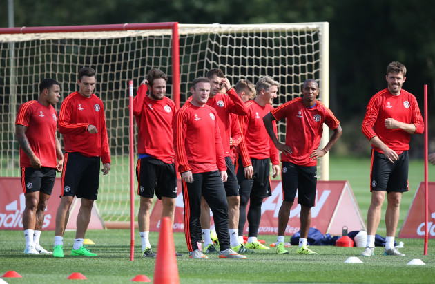 Soccer - Manchester United Training Session - Aon Training Complex