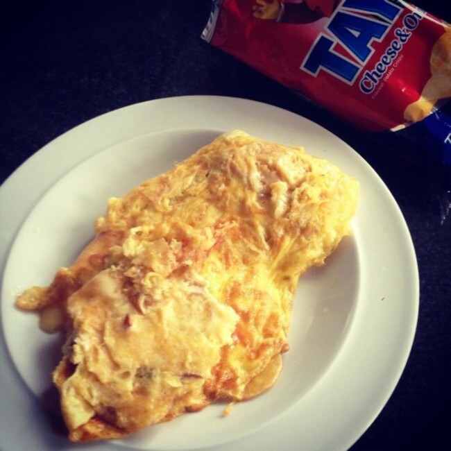 Favourite #tayto #crisp #omelette