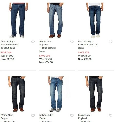 st george by duffer jeans debenhams