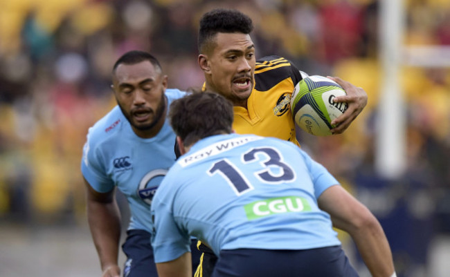 Ardie Savea with Tolu Latu and Adam Ashley-Cooper