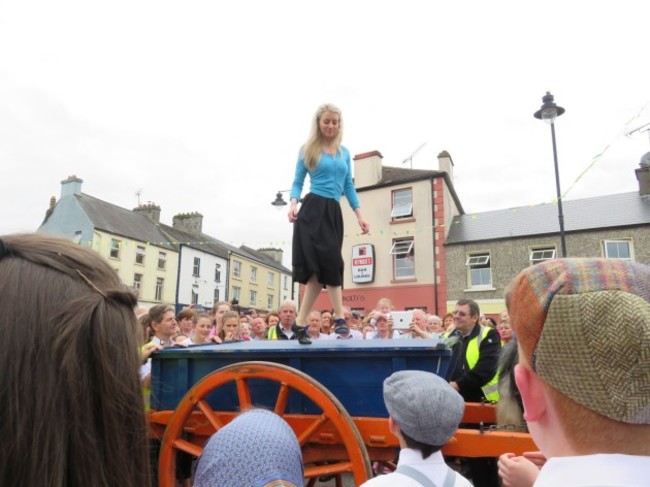 D-Dancing on cart-Mohill Fair Leitrim Rose -Small camera