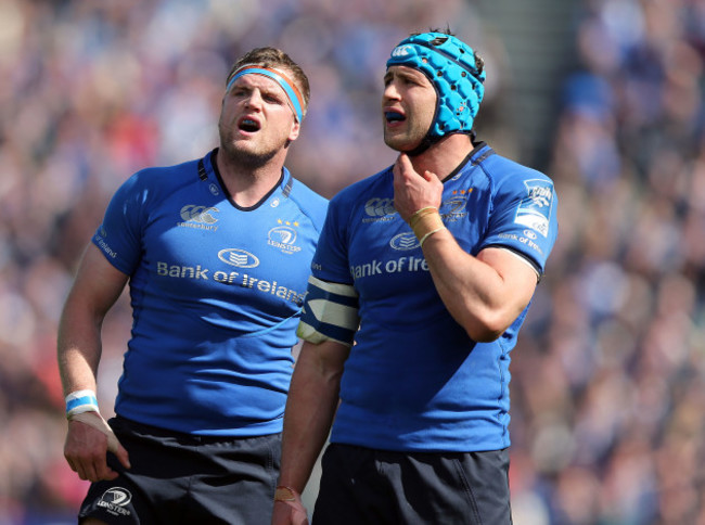 Jamie Heaslip and Kevin McLaughlin