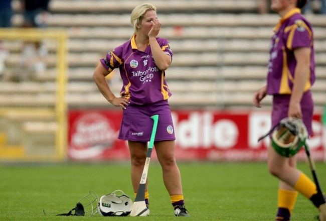 Katriona Parrock dejected at the final whistle