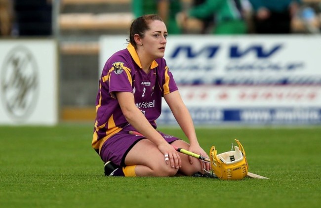 Louise O'Leary dejected at the final whistle