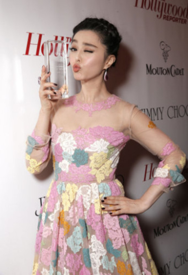 The Hollywood Reporter, Jimmy Choo and Mouton Cadet Celebrate Fan Bingbing as International Artist of the Year at Cannes - Insid
