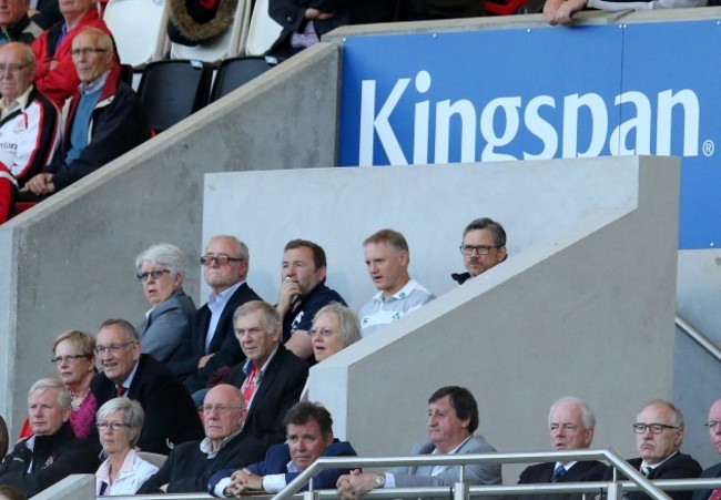 Joe Schmidt with Richie Murphy and Les Kiss