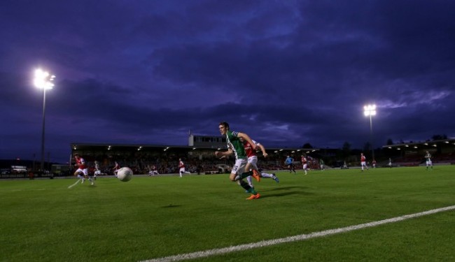 Garry Buckley on the attack