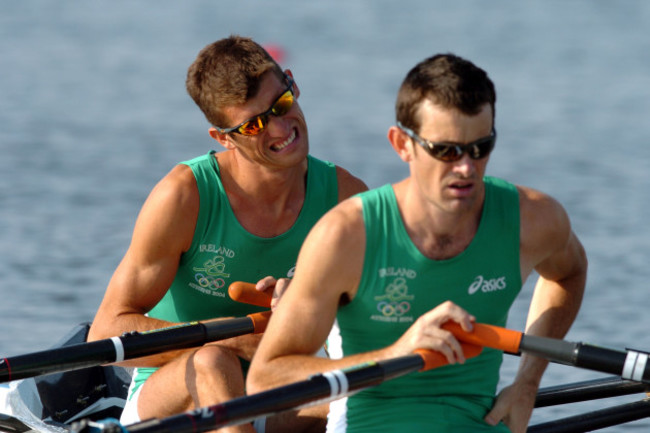 Rowing - Athens Olympic Games 2004 - Lightweight Men's Double Sculls -  Heat Four