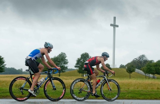 A view of the riders in the Category 1 Super series  Male race