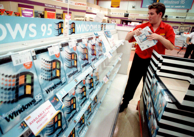 Windows 95 Upgrade On Sale