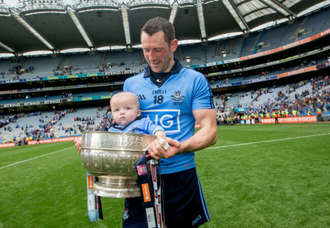 Denis Bastick with his son Aidan