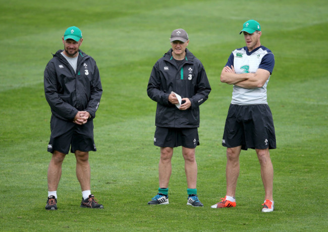 Greg Feek, Joe Schmidt and Simon Easterby