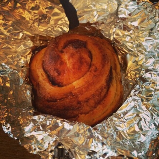 Nicest #cinnamonbun in the world! #simonsplace #georgesstreetarcade #dublin #100happydays