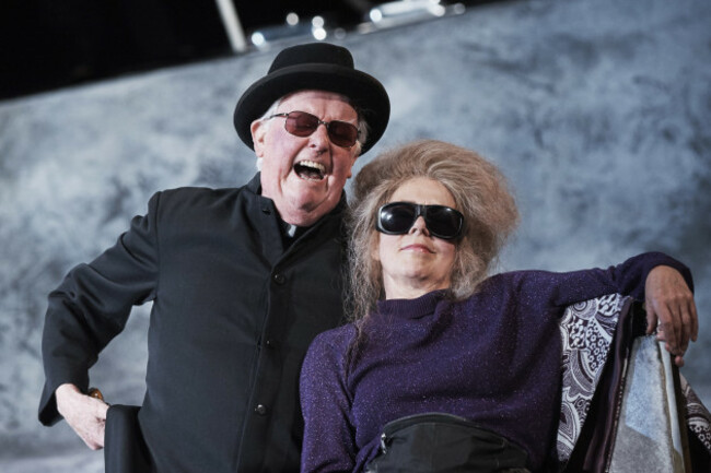 Des Nealon as Father Willow and Br&iacute;d N&iacute; Neachtain as Catwoman in the Abb...