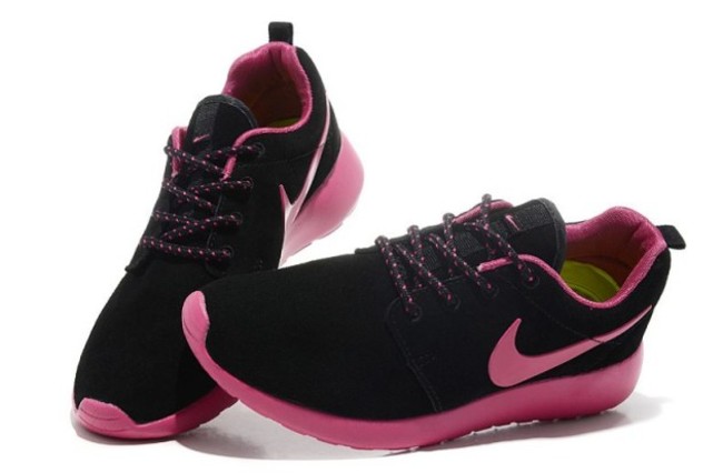 Nike-Roshe-run-womens-trainers-sneaker-dark-black-red_5
