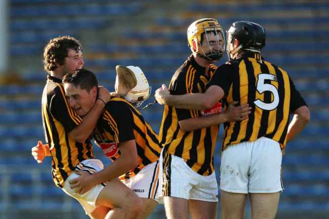 Padraig Walsh, Richie Doyle, Ollie Walsh and Luke Harney celebrate