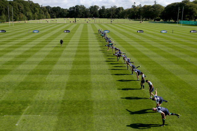 A view of training