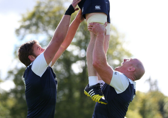 Iain Henderson and Paul O'Connell