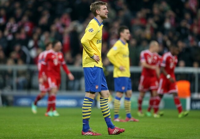 Soccer - UEFA Champions League - Round of 16 - Second Leg - Bayern Munich v Arsenal - Allianz Arena