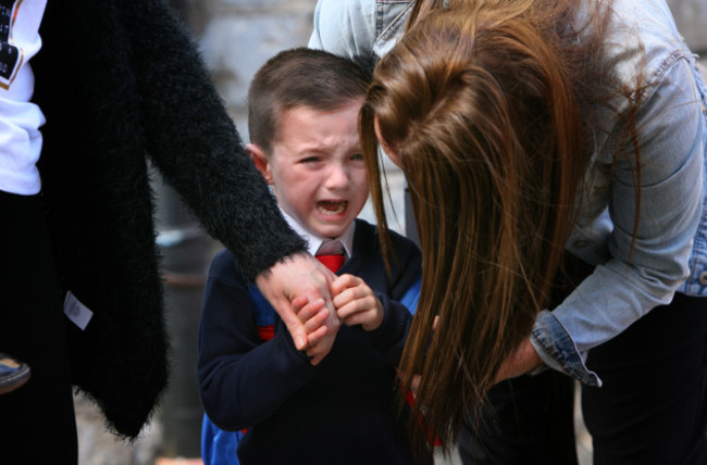 27/8/2015 Four-year-old Noah Conway, one of triple