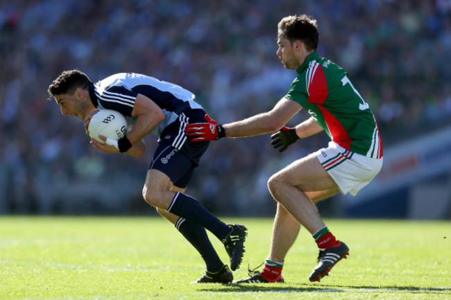 Bernard Brogan with Ger Cafferkey