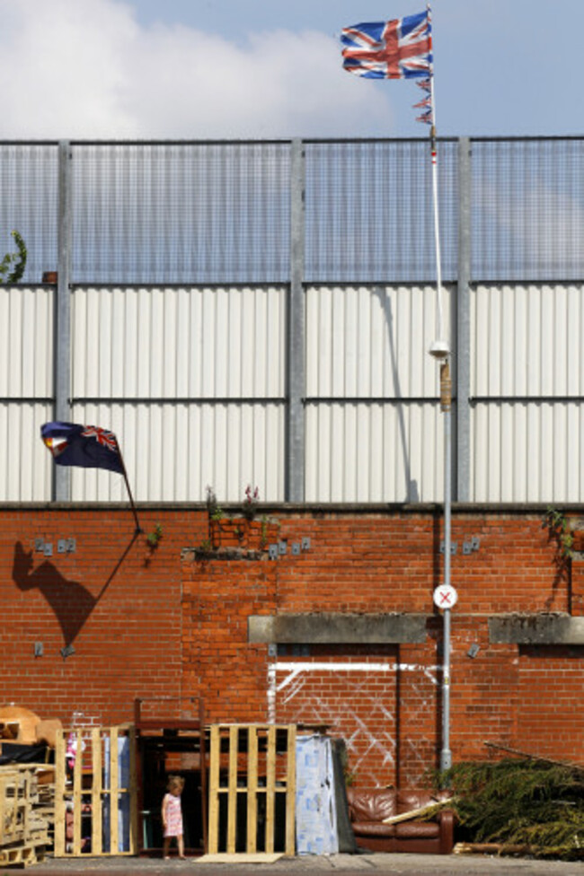 Britain Northern Ireland G8 Belfast Walls