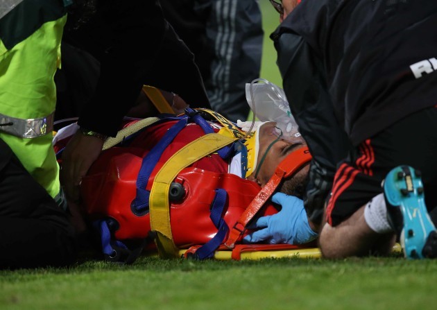 Francis Saili goes off injured