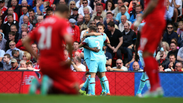 Soccer - Barclays Premier League - Liverpool v West Ham United - Anfield