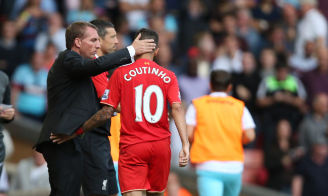 Soccer - Barclays Premier League - Liverpool v West Ham United - Anfield