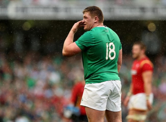 Tadhg Furlong makes his international debut